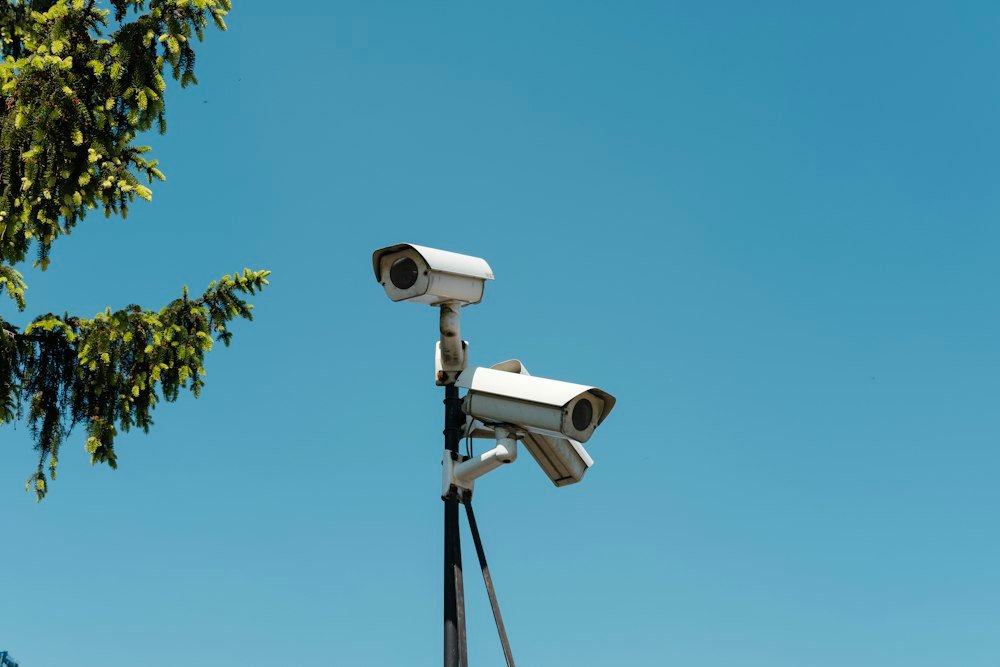 Outdoor CCTV security cameras